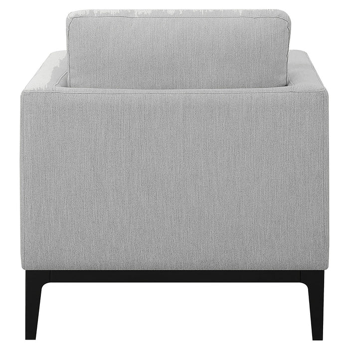 Saba - Upholstered Chair With Reversible Cushions - Gray
