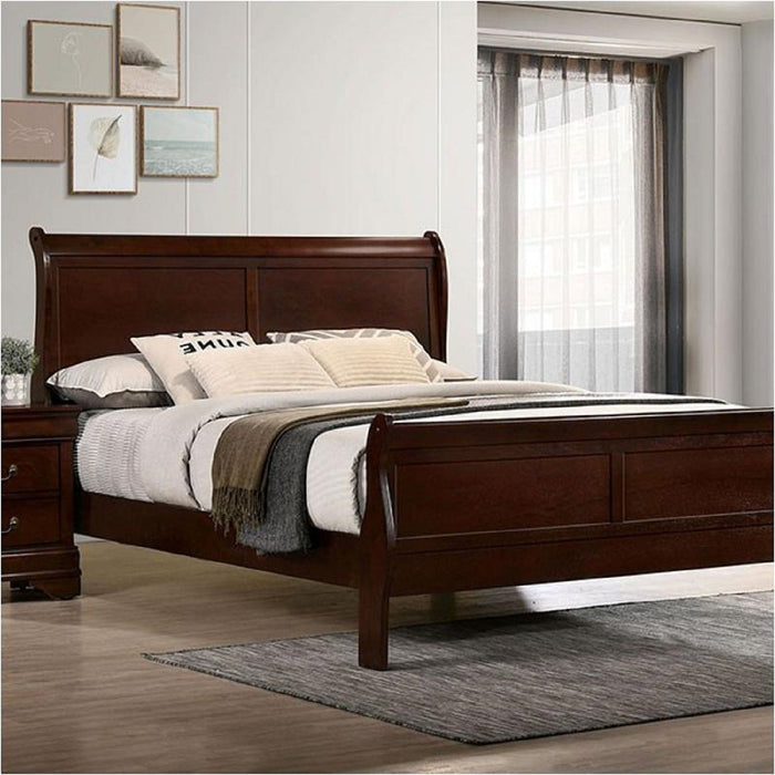 Louis Phillipe Sleigh Bed