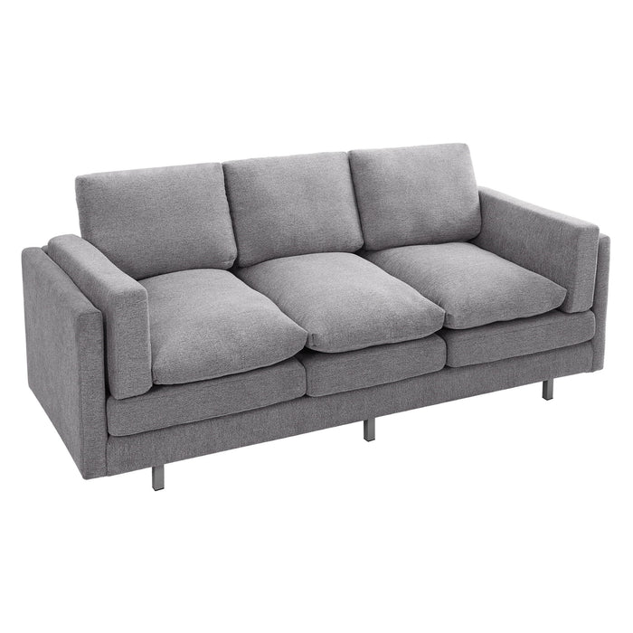 3 Seater Sofa With Dual Layer Seat Cushions