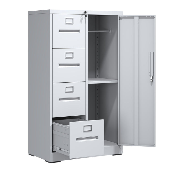 Storage Vertical Filing Cabinet With Lock