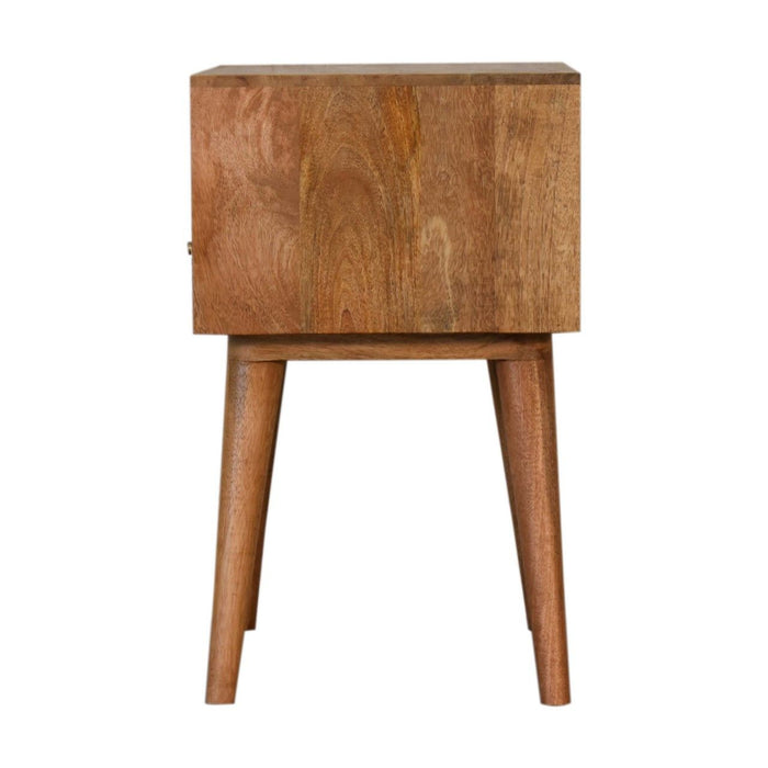 Mosaic Nightstand, 1 Drawer - Oak