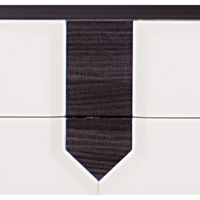 Vios - Zebra High Gloss Dresser - White