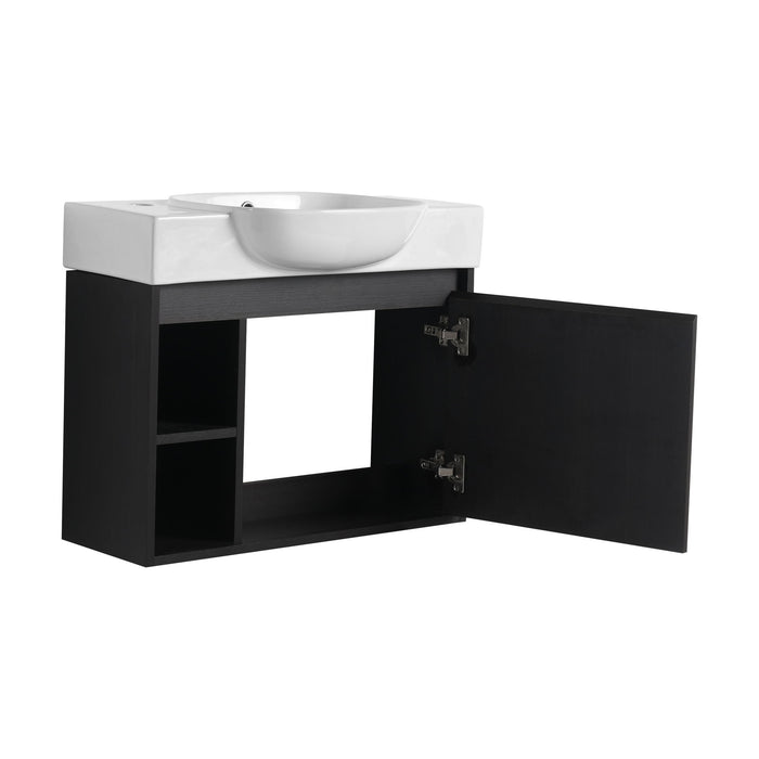Freestanding Bathroom Vanity With Sink, Soft Close Door