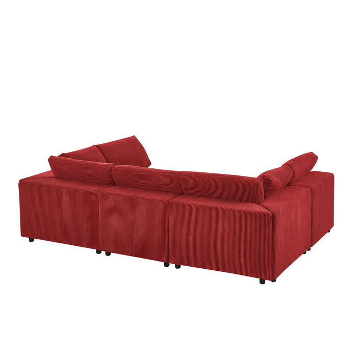 Modern Reversible Modular Sectional