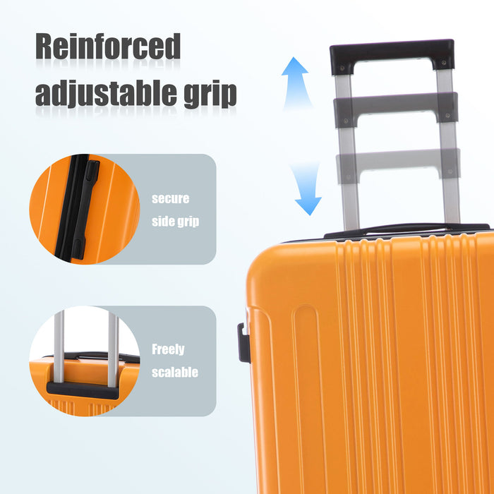 Spinner Luggage Set 20" / 24"/ 28", Lightweight Hard Shell With 360° Silent Wheels