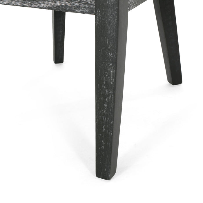 Modern Dining Chair With Durable Fabric Upholstery And Sturdy Wooden Frame (Set of 2)