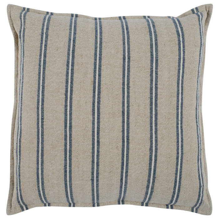 Delgada - 26" x 26" Pillow - Natural / Blue