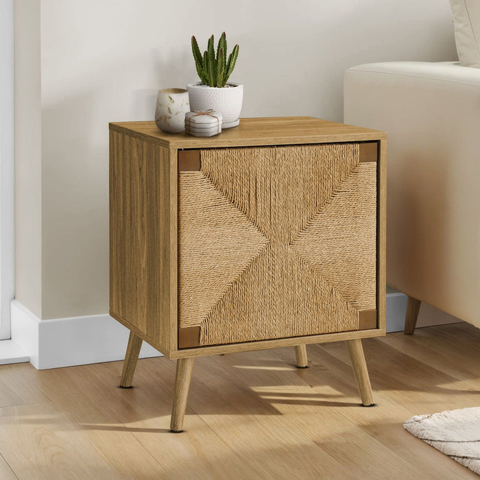 Modern Accent Table With Storage
