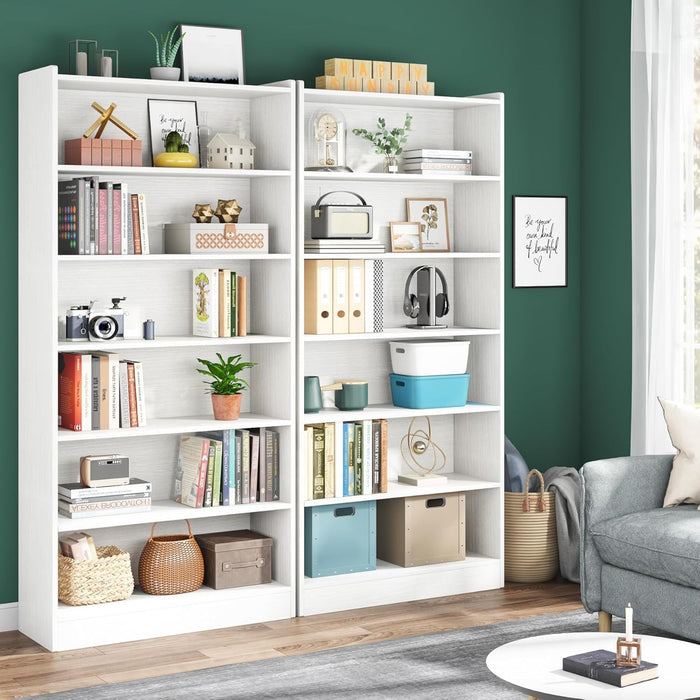 Library Bookshelf With Storage For Living Room