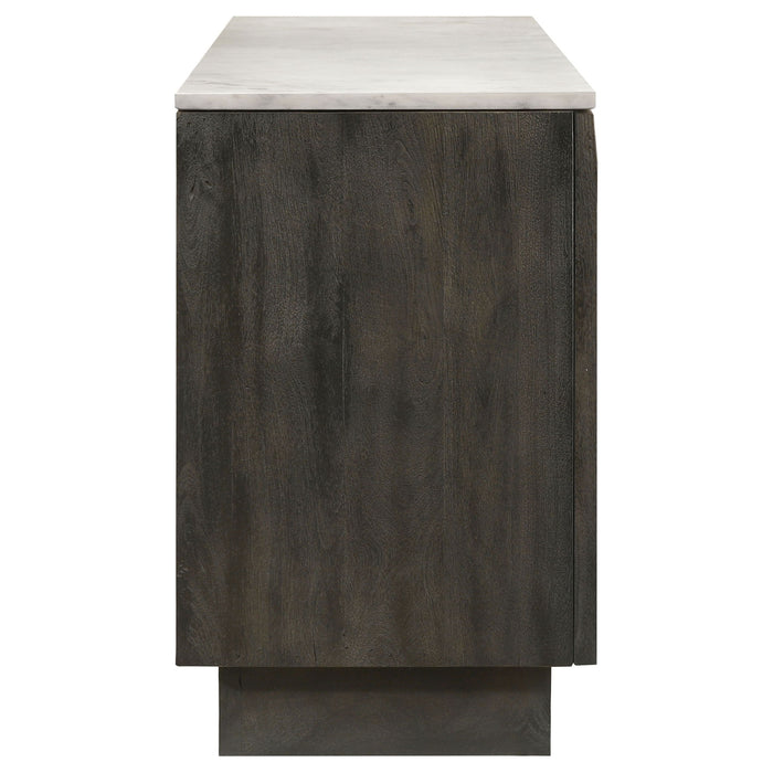 Metzger - 3 Door Sideboard Buffet - Gray