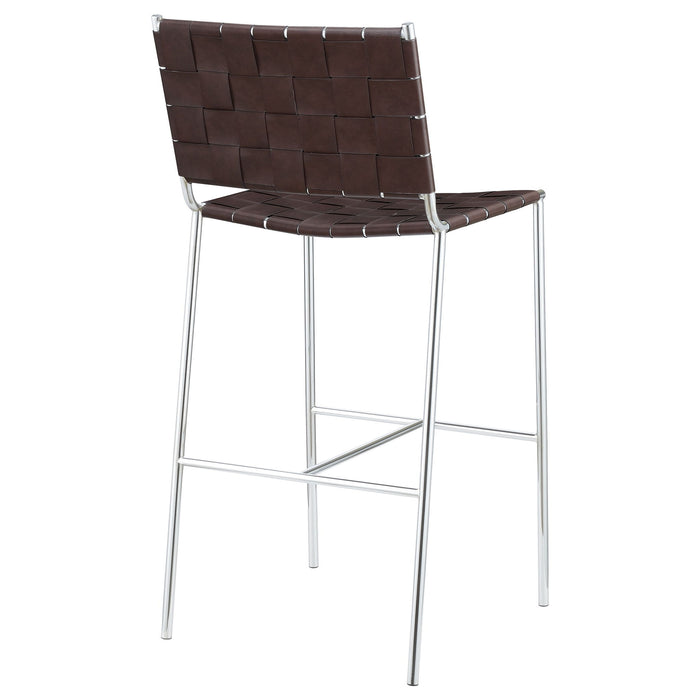 Langton - Upholstered Bar Chair - Brown