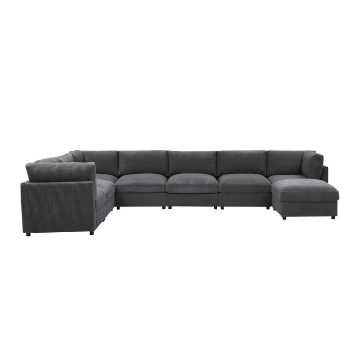 Modern Reversible Modular Sectional