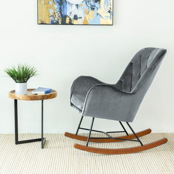 Hannah - Rocking Chair - Gray