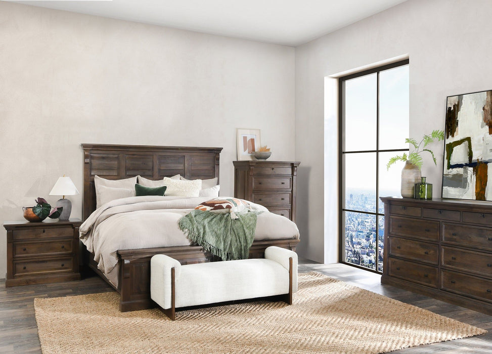 Adelaide - Wood 3 Drawer Nightstand - Cocoa Brown