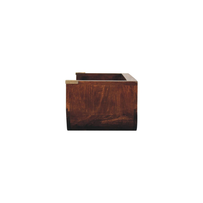 Indira - Floating Console Table - Walnut