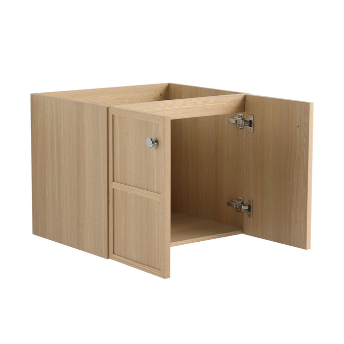 Modern Wall Mounted Bathroom Vanity With Soft Closing Doors