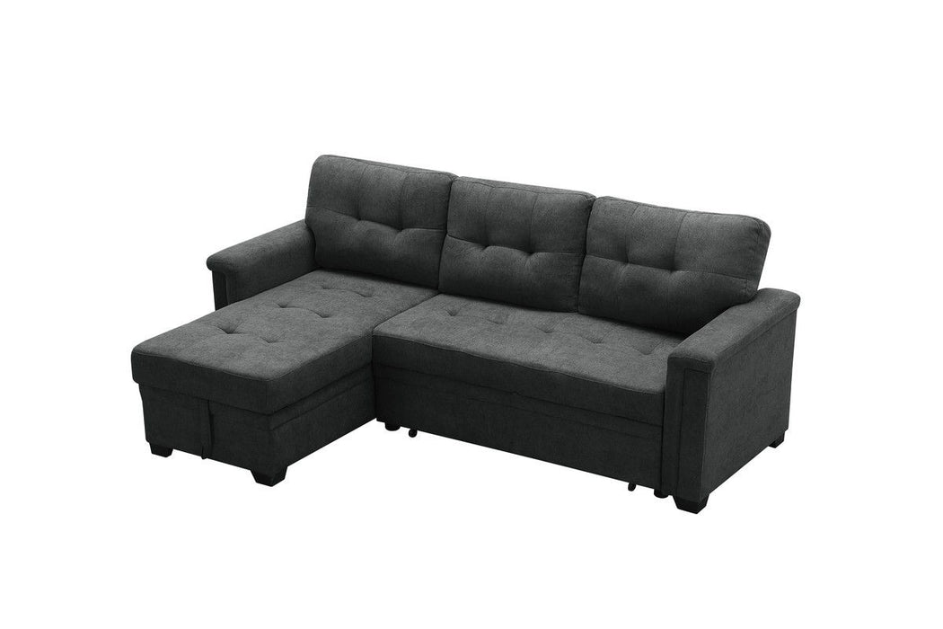 Kinsley - Sleeper Sectional Sofa Chaise With USB Charger And Tablet Pocket
