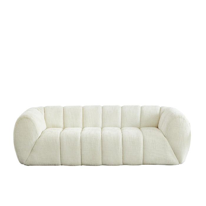 Quilted Cloud Sofa, Three-Seater - Beige