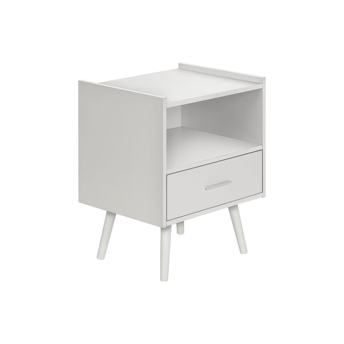 Modern Accent Table With Storage Drawer