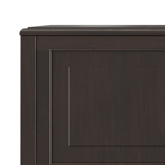 Connaught - Large Storage Bench Trunk - Dark Brown