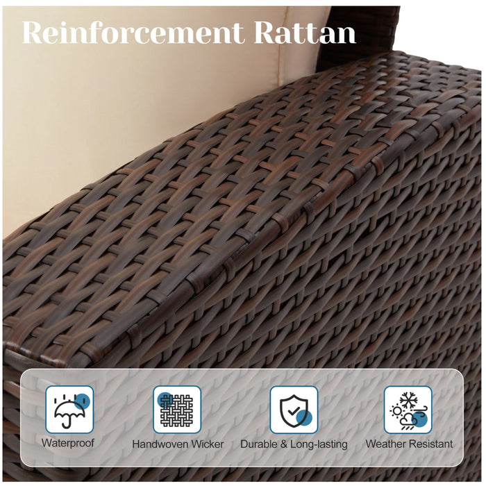 Modern Patio Set With Table And Cushions