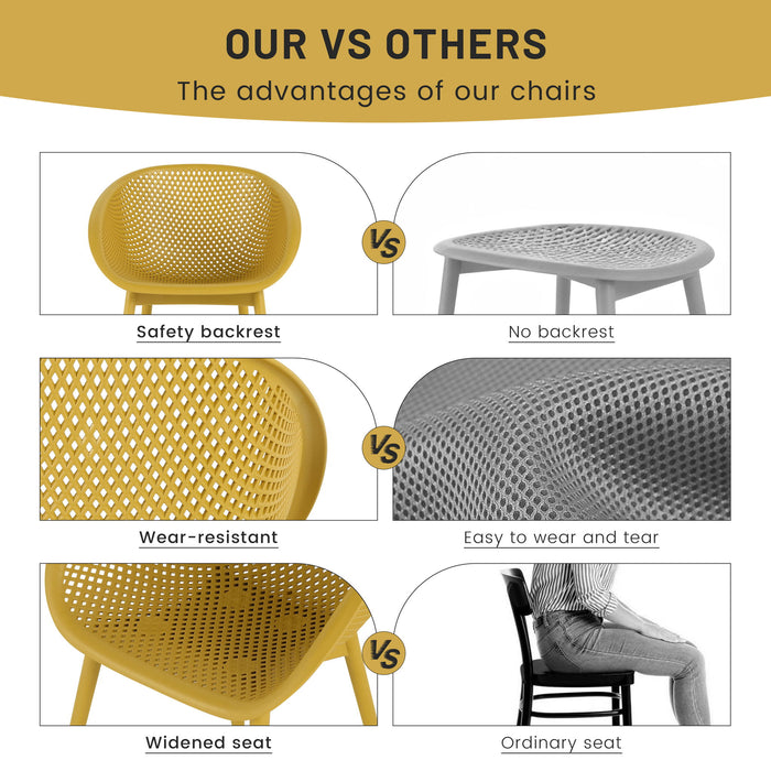 2 Pack Lounge Chair Set & Folding Square Table