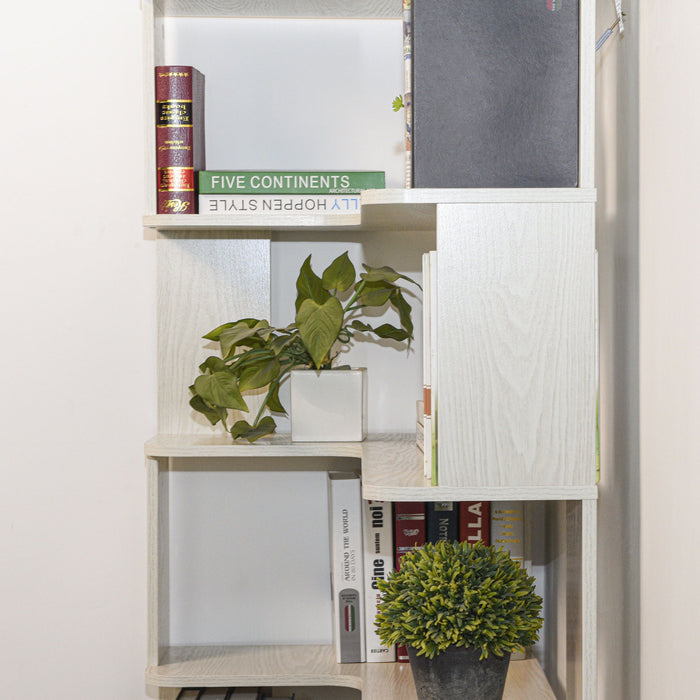 L-Shaped Design Corner Bookshelf