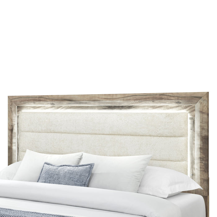Cllisie - 5 Piece Bedroom Set With Padded Headboard