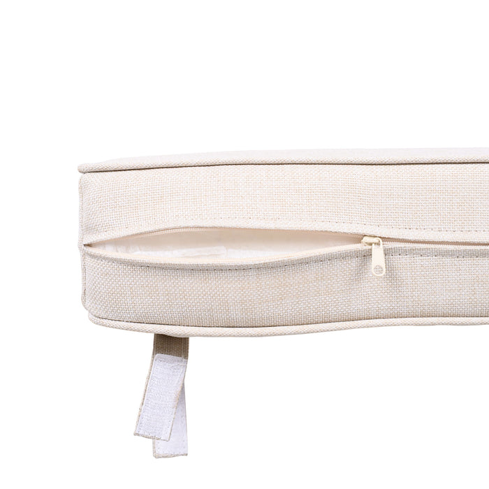 Outdoor Club Chair With Wicker Armrest