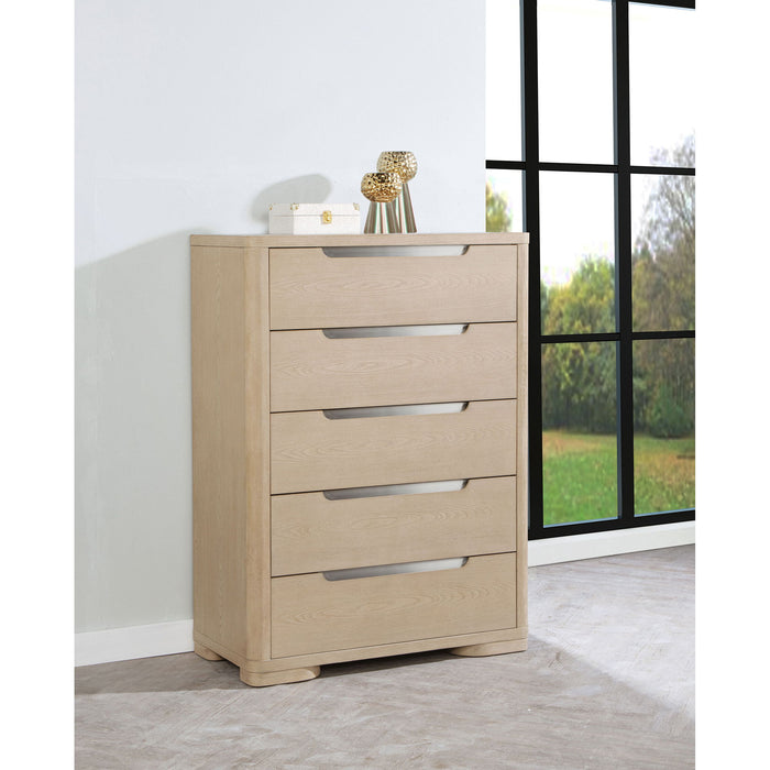 Mirador - 5 Drawer Bedroom Chest - Natural