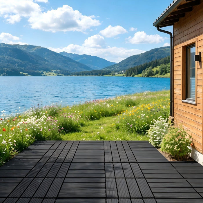 Interlocking Decking Tiles, 44 Packs