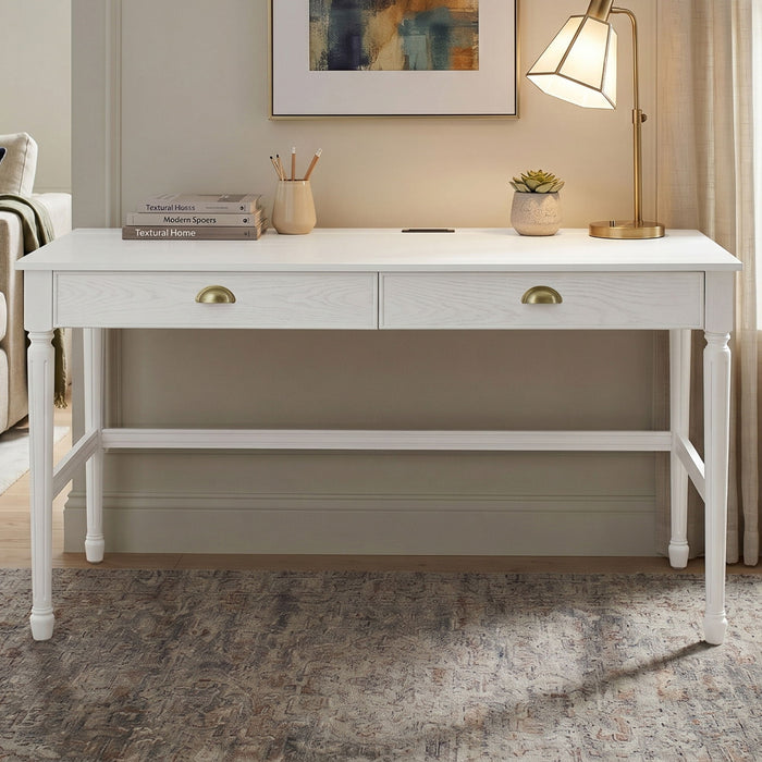 Modern Writing Desk With Drawers For Home Office