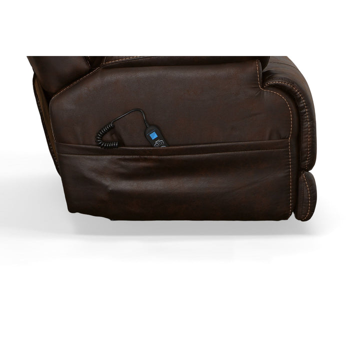 Clive - Power Recliner With Power Headrest & Lumbar - Clove