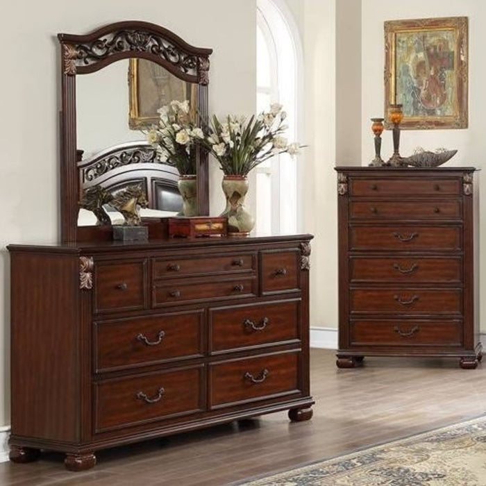 1 Piece Dresser - Cherry