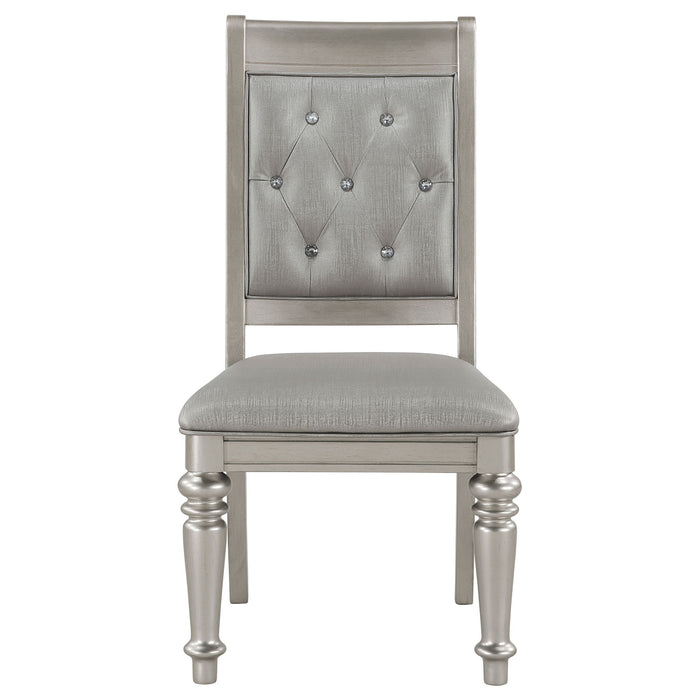 Hollywood - Platinum Open Side Chair (Set of 2) - Silver