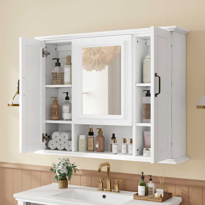 Modern Wall Mounted Medicine Cabinet With Mirror