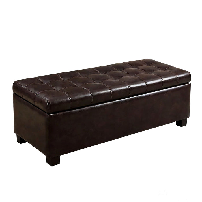 Elegant Tufted Storage Ottoman Bench