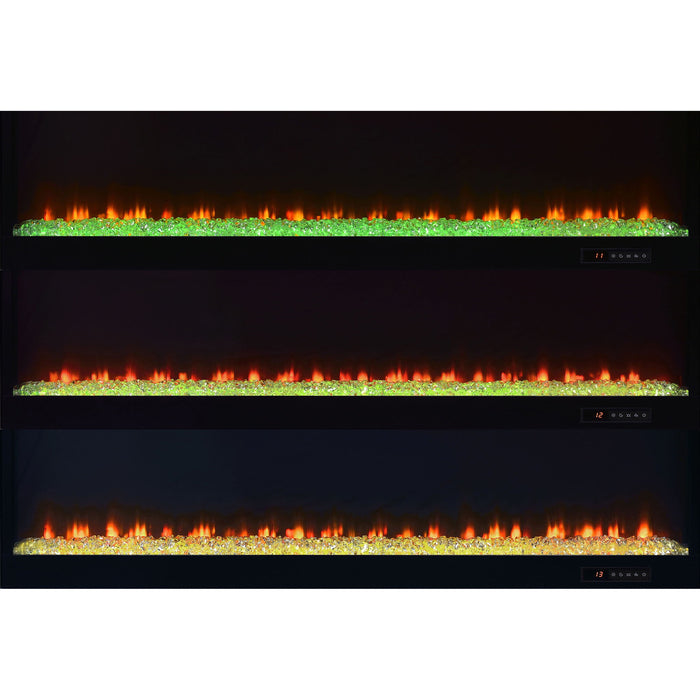 TV Stand Fireplace Console With Bluetooth Speaker