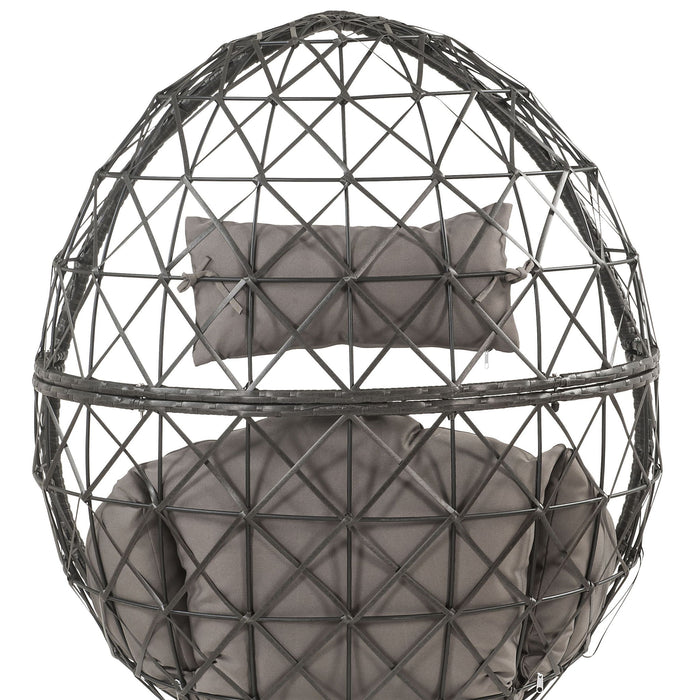 Aeven - Patio Lounge Chair - Light Gray
