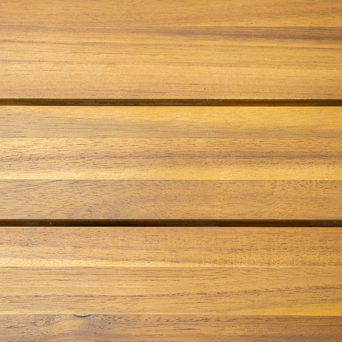 Outdoor Round Top Dining Table, Round Bistro Table - Teak