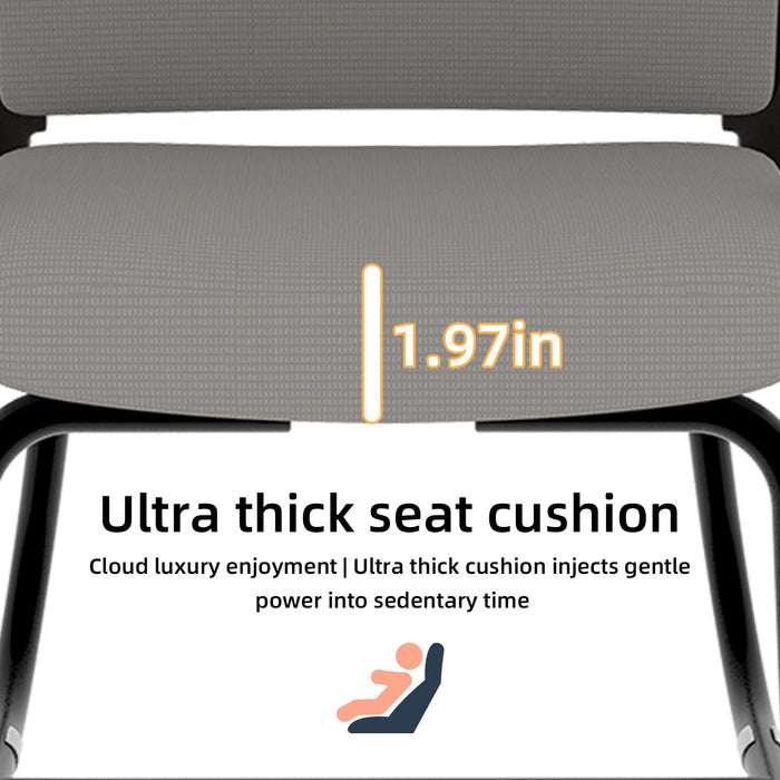 Minimalist Office Chair & Soft Backrest