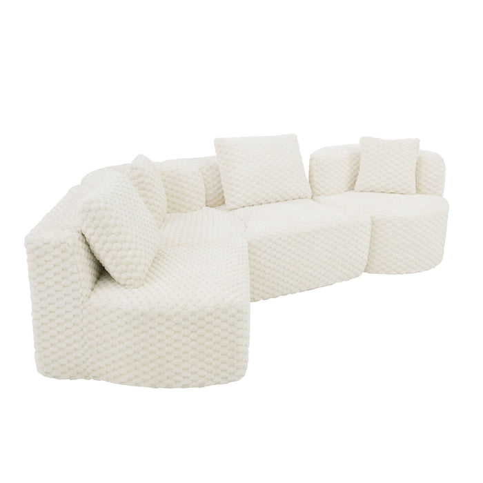 Modular Sectional Sofa With Free Combination Design