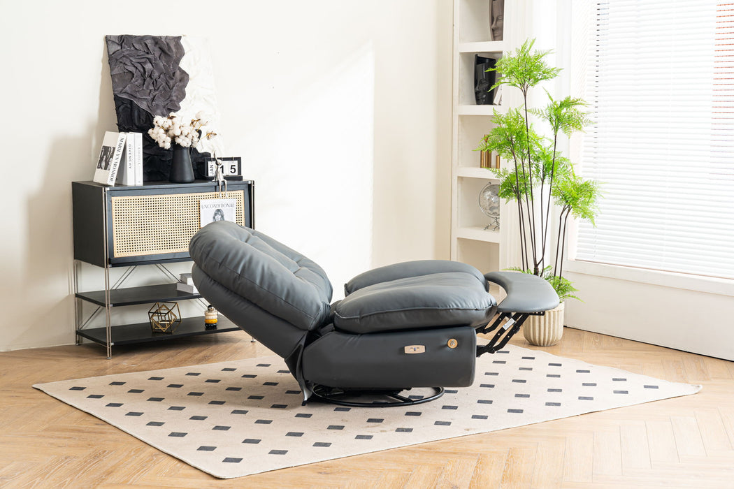 Power Recliner Swivel Glider USB Charger With Bluetooth Music Player, Sleep, Working, Game And Leisure