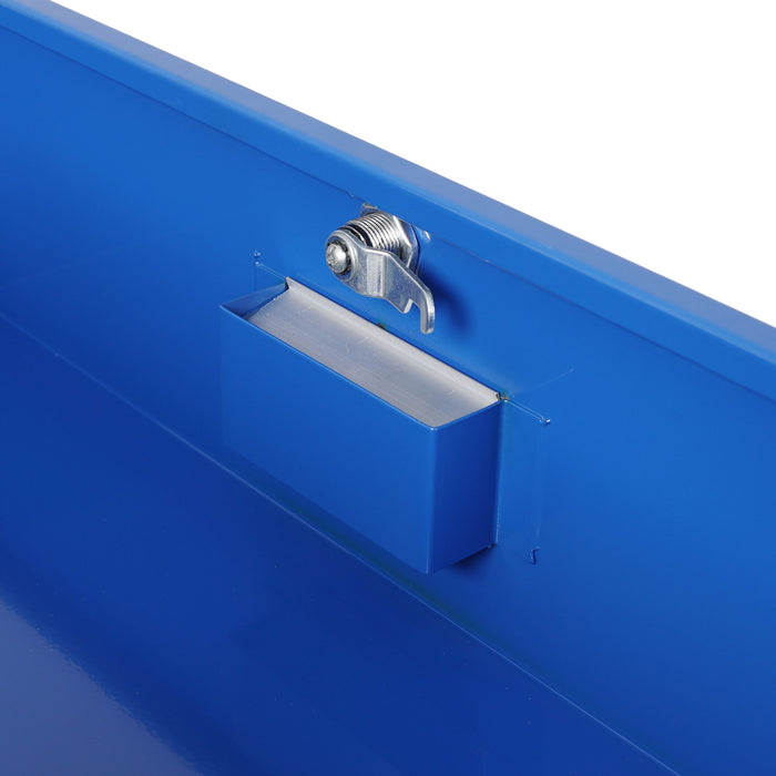 Mobile Tear Down Table With 3.5 Gallon Part Washer And 110V Pump - Blue