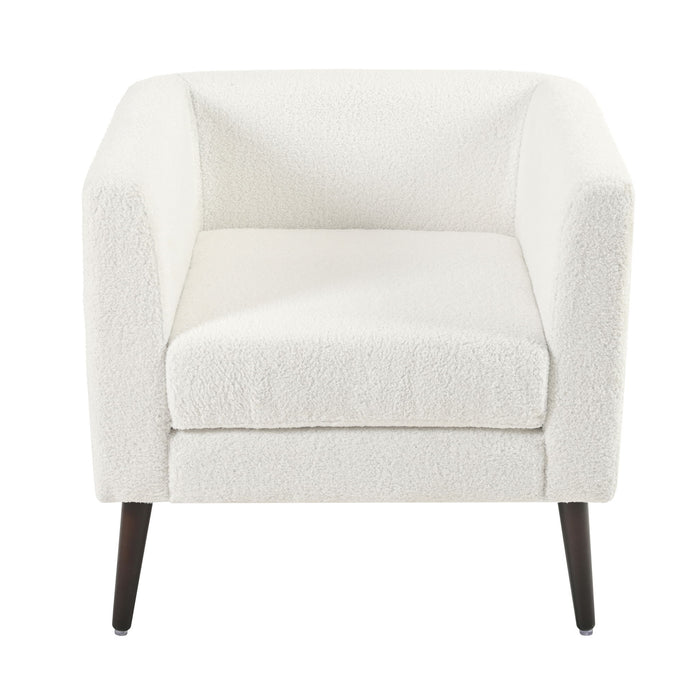 Modern Accent Upholstered Armchair With Pillow