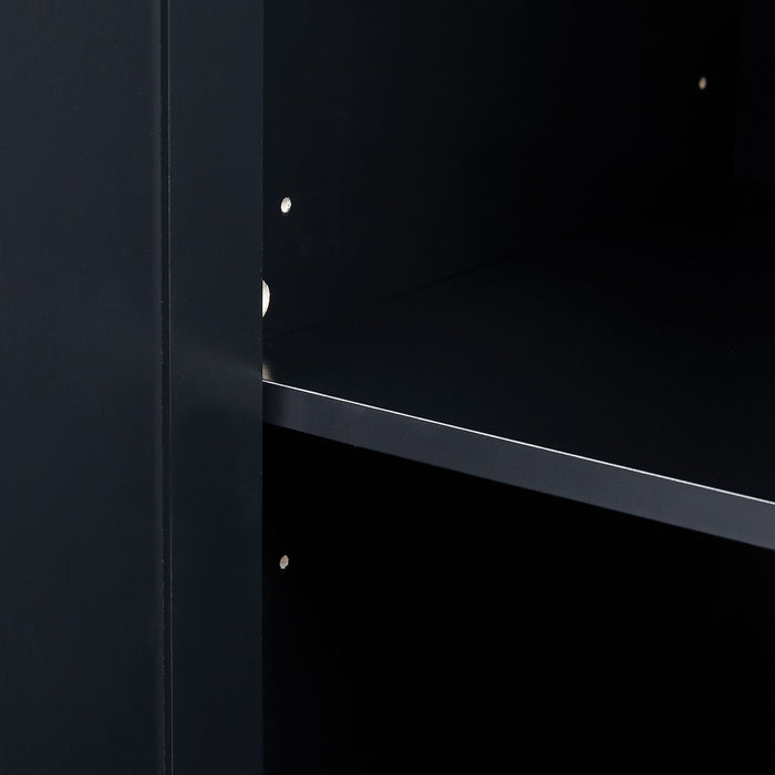Tall Storage Cabinet With 3 Drawers For Bathroom