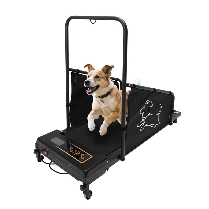 Dog Treadmill For Medium Dogs Running Machine With Non Slip Belt And Remote Control - Black