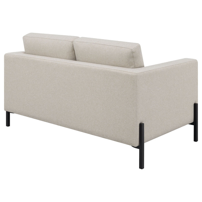 Dulcie - Loose Back Loveseat - Oatmeal