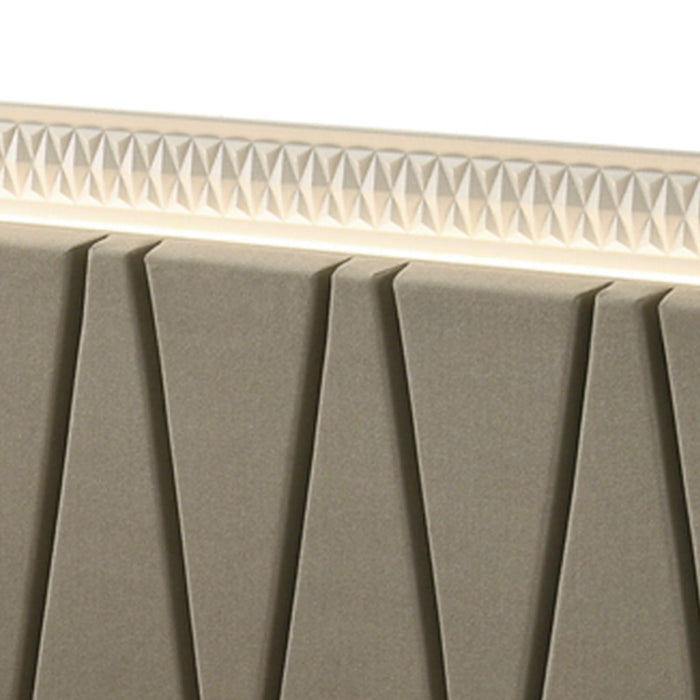 Stanley - Bed With LED Upholstered Headboard
