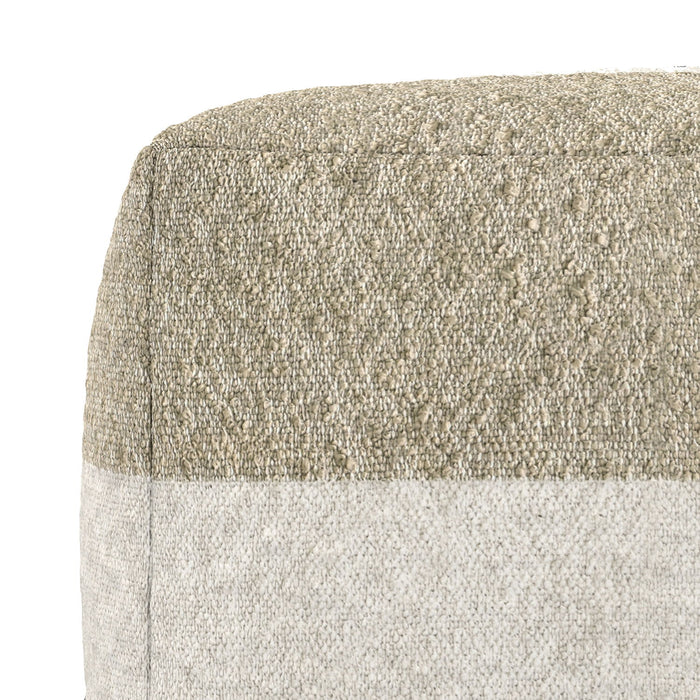 Clay - Square Pouf, Upholstered